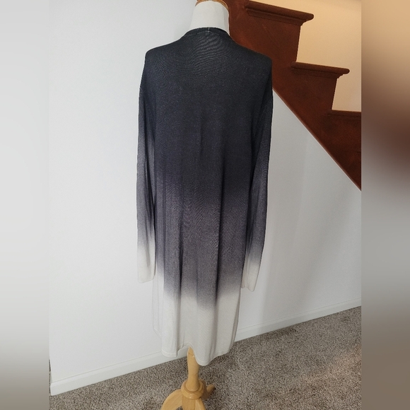 Kobi Halperin Women's Gray Ombre Cardigan Sweater Size XXL New - Picture 6 of 6
